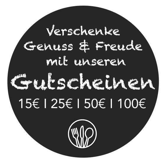 Verschenke Genuss & Freude mit unseren Gutschein